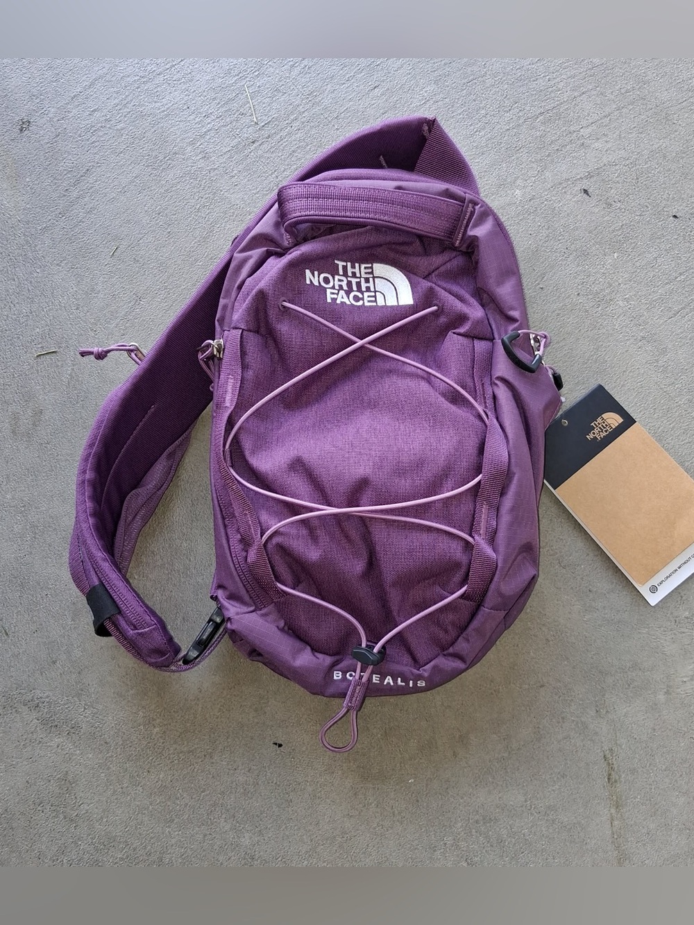 North Face Borealis Sling Bag In Chroma Purple